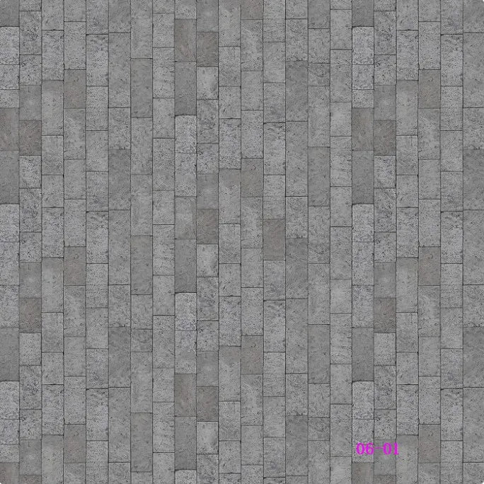 2pcs Miniature Simulation Road Wall floor Sticke Pavement Model Kits Diy  Ground Scenes Outdoor Brick Sticker Materials