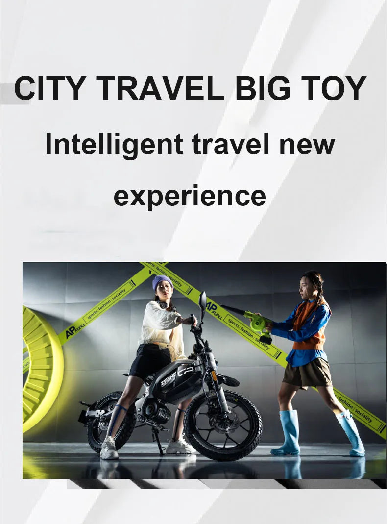 17" urban e-bike e-scooter CITY XC electric cross-country mid-motor mobility excursions e-bike