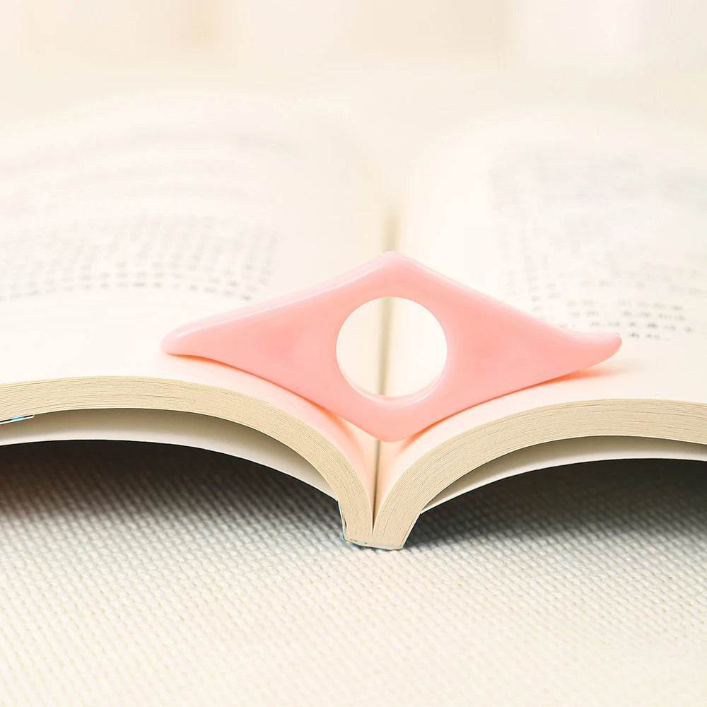 Resin Thumb Book Support Creative Book Expander Convenient Book Page Holder colorful Reading Aid Student School Office Supply