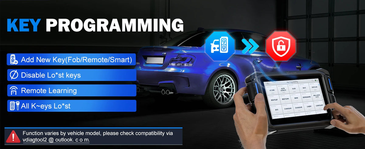 VDIAGTOOL VD70S VD70 BT Bluetooth Automotive Scanner Wireless WIFI Car Diagnostic Scan Tools ECU Coding 36+ Services CANFD DOIP