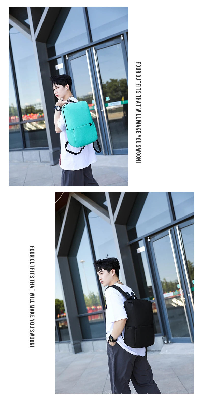 New Sports Backpacks for Unisex 10L Outdooor High Capacity Oxford Waterproof College Backpack Women Men Travel School Bags