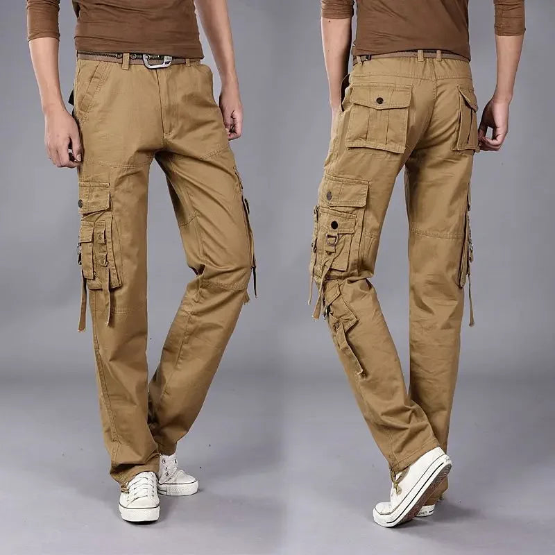 Outdoor Hiking Cotton Male Trousers Baggy Aesthetic Korean Style Cheap Y2k Vintage Men's Cargo Pants Fashion Slacks New In Long