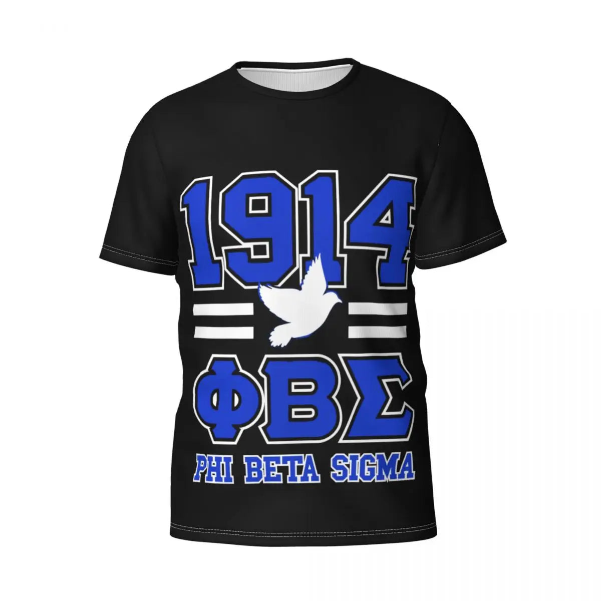 Phi Beta Sigma PBS Fraternity Men's Athletic Cotton Classic Short Sleeve Crewneck T-Shirt Tee Shirt