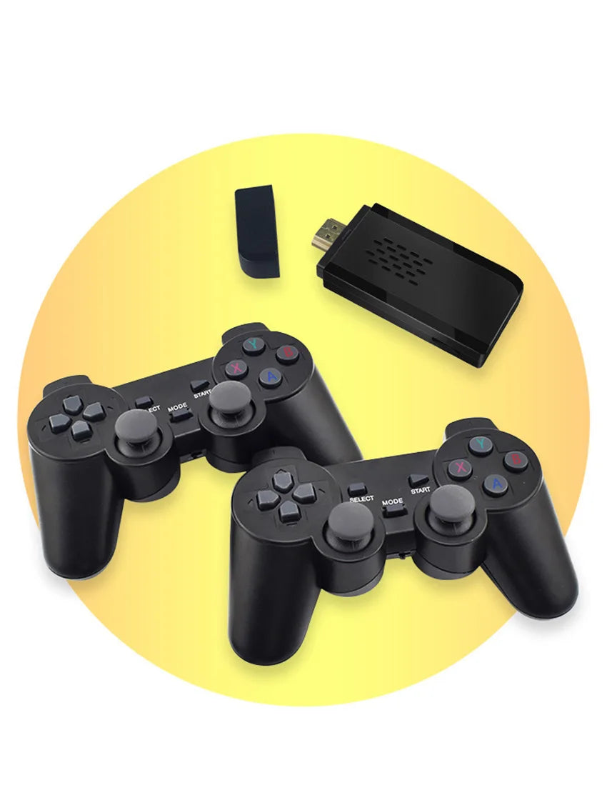 M8 Game Console Built-in 20000 + 64GB Two-person Wireless Controller 2.4G Stick 4K HD PS1 GBA Video Children's Christmas Gift