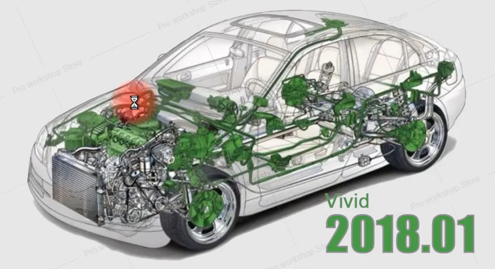 Automotive Vivid Workshop DATA 2018.01 (Atris-Technik) Europe Repair Software link 32GB USB CD DVD car electrical diagram Repair