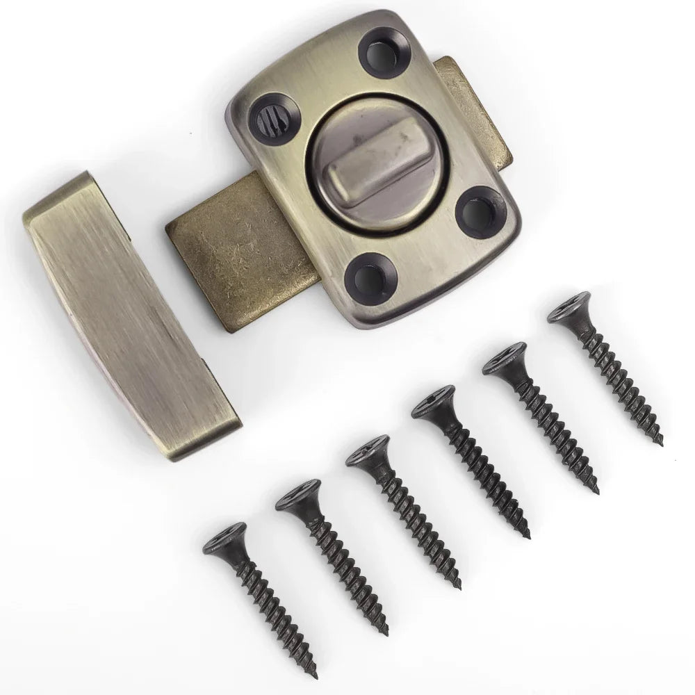 Kids Safety Drawer Locks Clasp Door Bolt Type Interior Perforated Latch Door Lock Universal Safety Lock Bedroom Anti-theft Locks