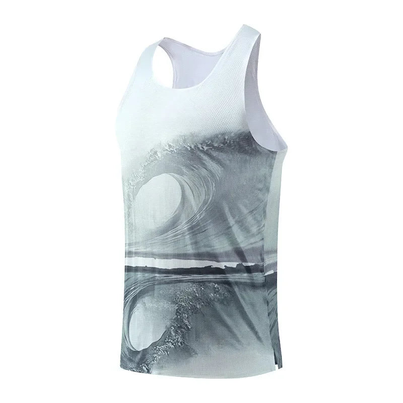 Adult Men Women Running Hiking Shirts Tight Gym Tank Top Fitness Marathon T-shirts Sport Exercise Basketball Vest Clothes B26