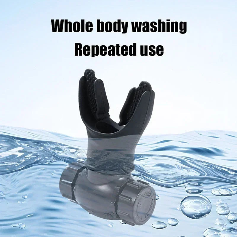 1PCS Silicone Breathing Trainer Respiratory Muscles Portable Lightweight Lung Flexer Durable Fitness Adjustable Exerciser Device