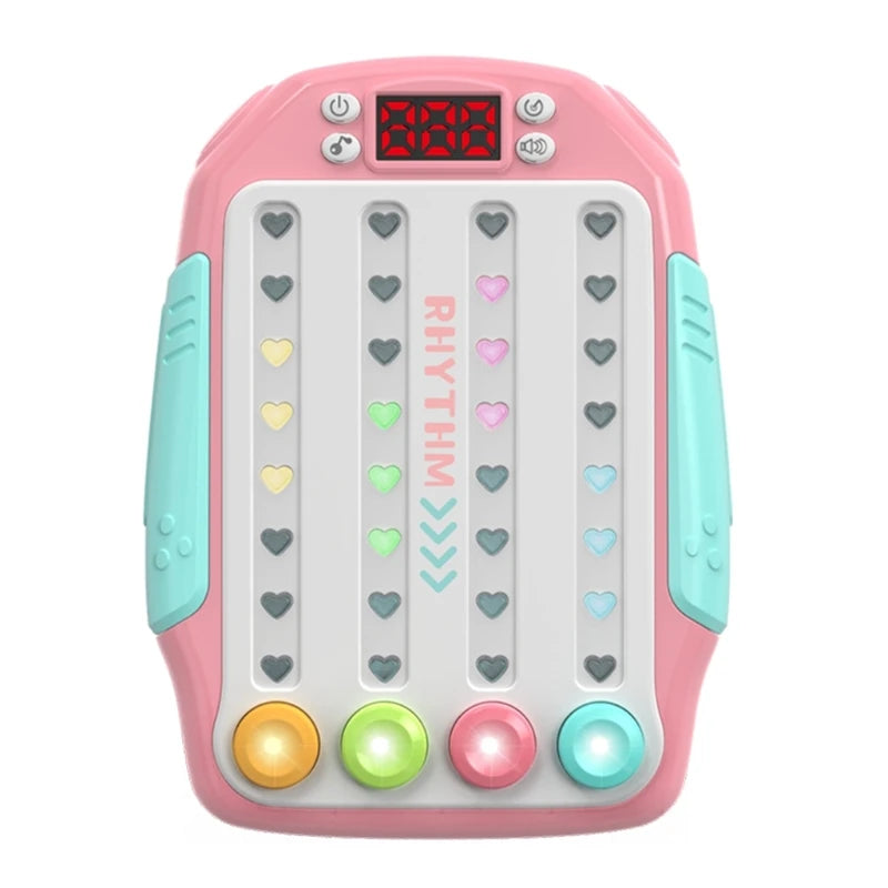 Hand Training Toy for Kids Children Handheld Puzzle Console Quick Push Game D46B