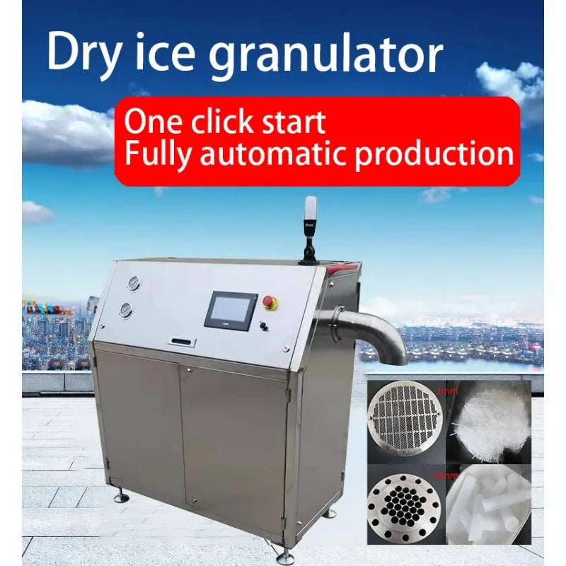 Brand Small Liquid Carbon Dioxide Co2 Dry Ice Machine LCO2 Dry Ice Making Machine 50kg 100kg Dry Ice Pelleting Machine