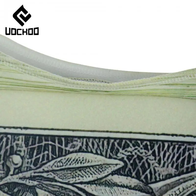 Adult 1 Dollar Bill Costume Carnival Party Jumpsuit Funny Sponge Print Outfit Money Fancy Dress Cosplay Clothes Novelty Gifts
