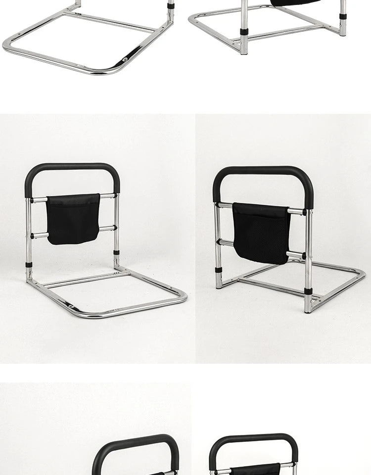 Senior Bed Rails Firm Handrails Beside Bed Assistor Elderly Bed Guardrail Free Storage Auttakaa Minua Bag Wake-up Booster