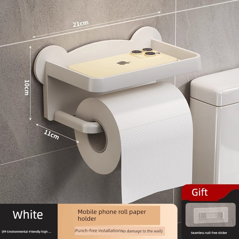 Bathroom Storage Rack Wall Hanging Waterproof Tissue Box