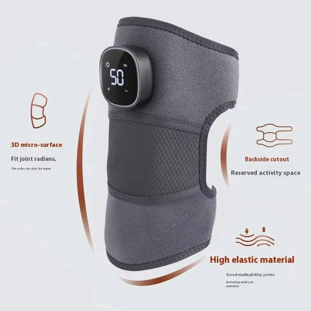 3in 1 Shoulder Knee Eblow Heated Vibration Knee Massager Pad for Joint Pain Relief Health Care Shoulder Arthritis Support B N9D6
