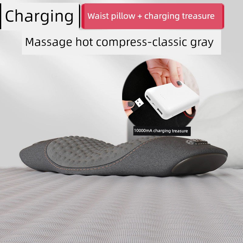 Japanese Lumbar Muscle Pad Lumbar Disc Waist Massage Tool Strain Lying Flat Sleep Lumbar Spine Professional Apparatus Heating Waist Pillow