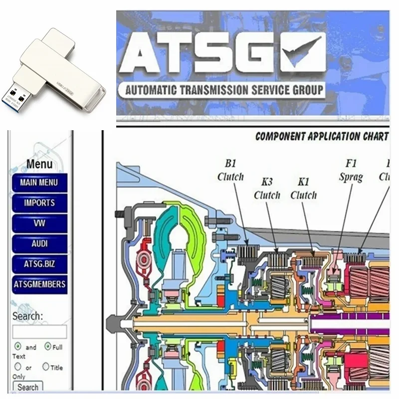 2024 hot ATSG 2017 Automatic Transmissions Service Group Auto Repair Manual Diagnostics engineer repair manuals ATSG information