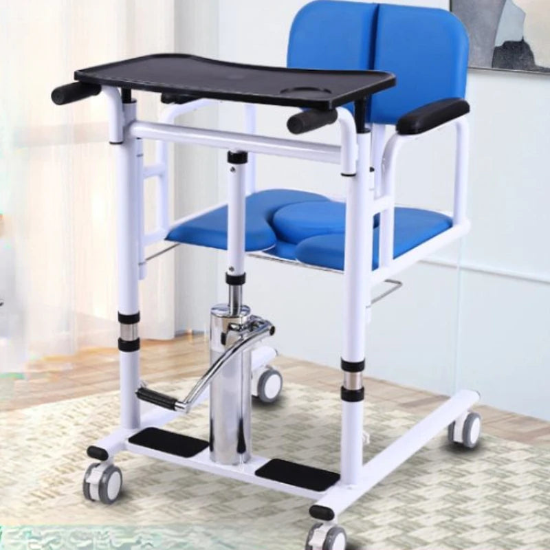 Elderly Chair Durable Outdoor Stainless Steel Assistance Luggage Trolley Seat Elderly Stair Chairs Mobile Toilets Wheelchair