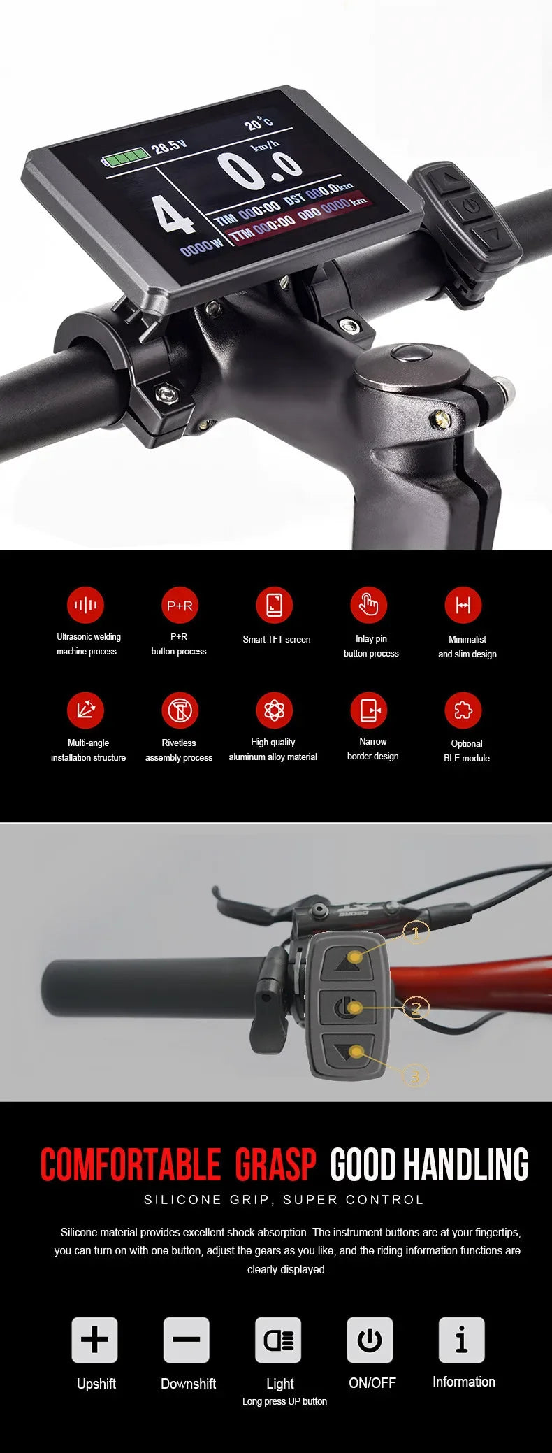 New 26-inch mountain electric bike soft tail bike 1000W48V17AH hydraulic brakes rear-wheel drive hidden lithium battery 50km/h