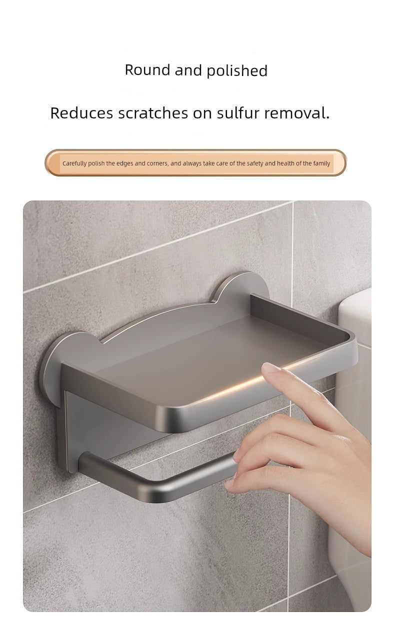 Bathroom Storage Rack Wall Hanging Waterproof Tissue Box