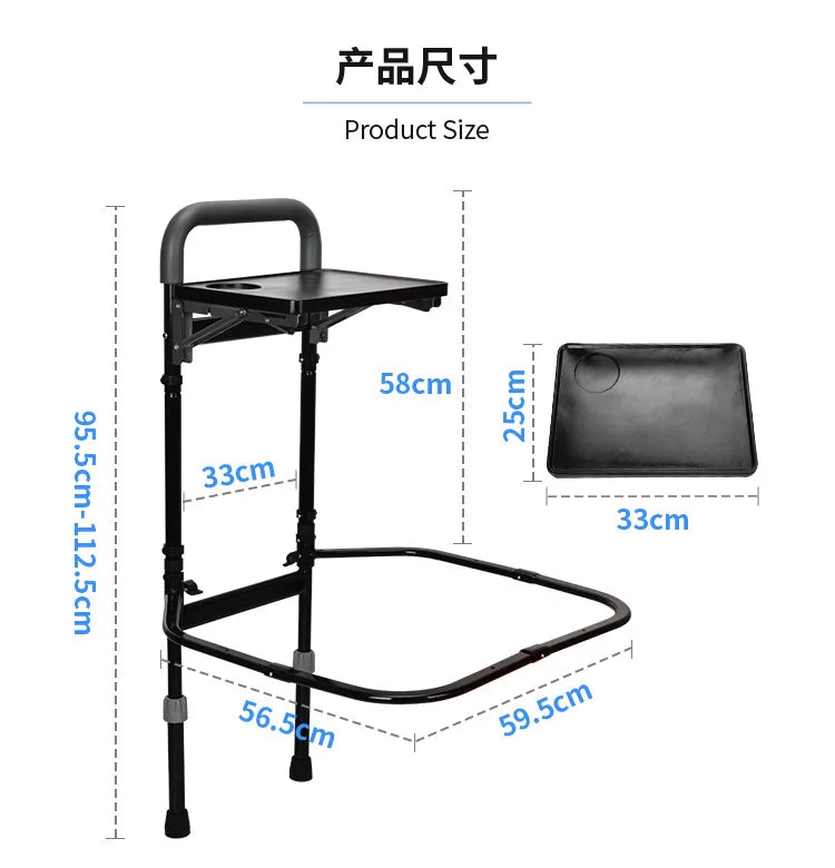Bedside Senior Bed Rails Dining Table Elderly Get Up Home-used Pregnant Bed Rail Veiligheidsbeveiliging Helps Hold Armrest