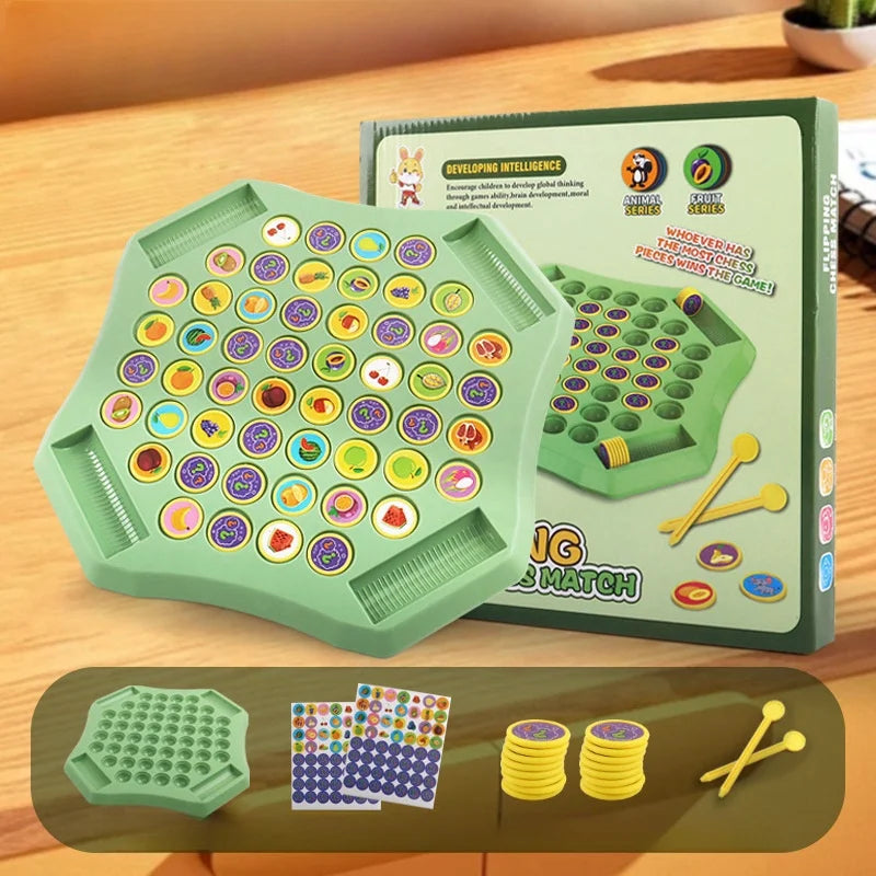 Animal Fruit The Board Game Logical Thinking Cognitive Learning Memory Matching Chess Classic Strategy Board Game