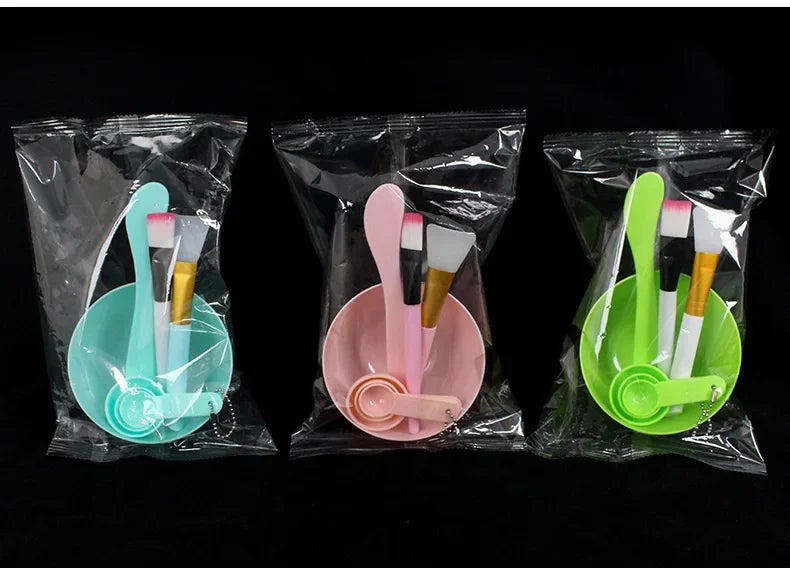 Face Mask Mixing Bowl Set DIY Facemask Mixing Tool with Silicone Mask Bowl Makeup Brushes Spatula Beauty Skin Care Beauty Health