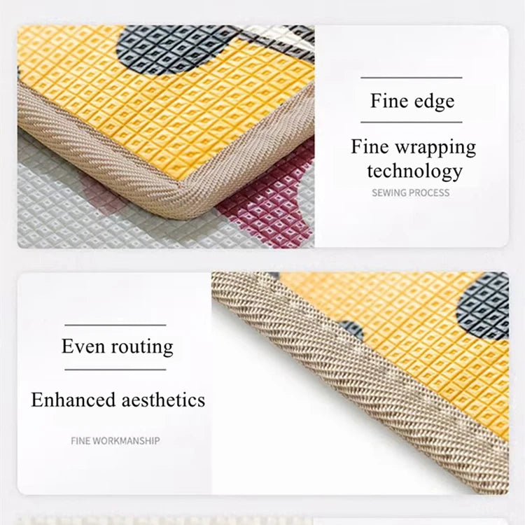 200x180cm/180x150cm Baby Crawling Play Mats Non-toxic High-quality EPE Baby Activity Gym Carpet Baby Game Children's Safety Rug