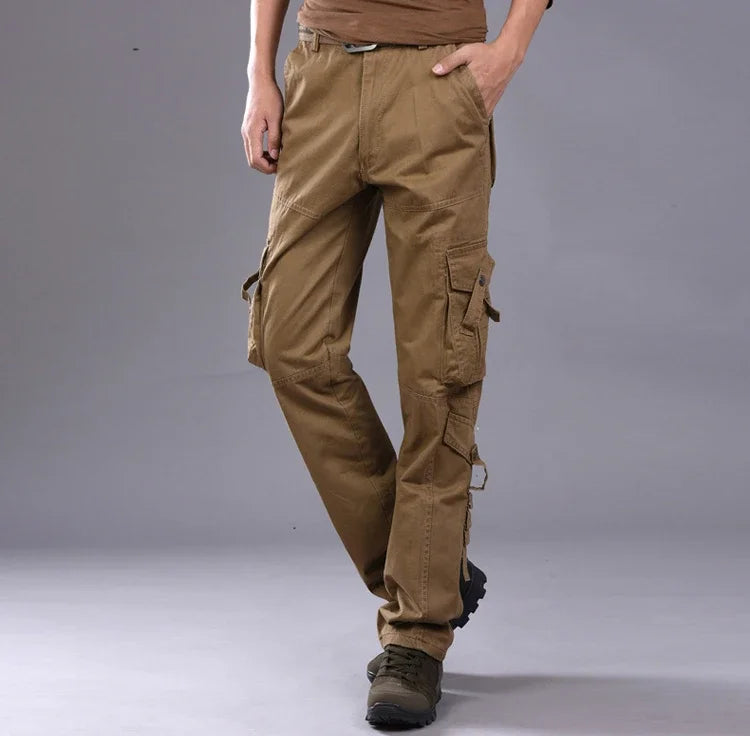 Outdoor Hiking Cotton Male Trousers Baggy Aesthetic Korean Style Cheap Y2k Vintage Men's Cargo Pants Fashion Slacks New In Long