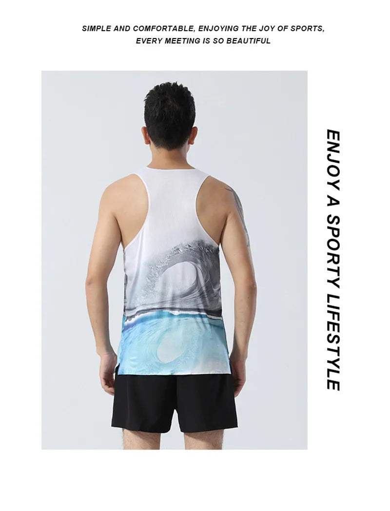 Adult Men Women Running Hiking Shirts Tight Gym Tank Top Fitness Marathon T-shirts Sport Exercise Basketball Vest Clothes B26