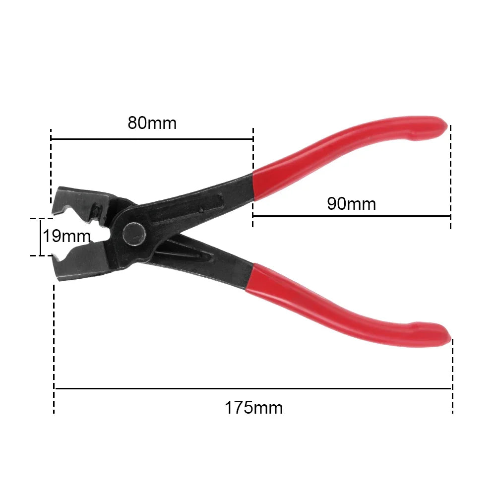 Car Oil Hose Crimping Plier Repair Tools Calliper Vise Pipe Clamp Collar Clip Auto Repairing Motorcycle Automotive Accessories
