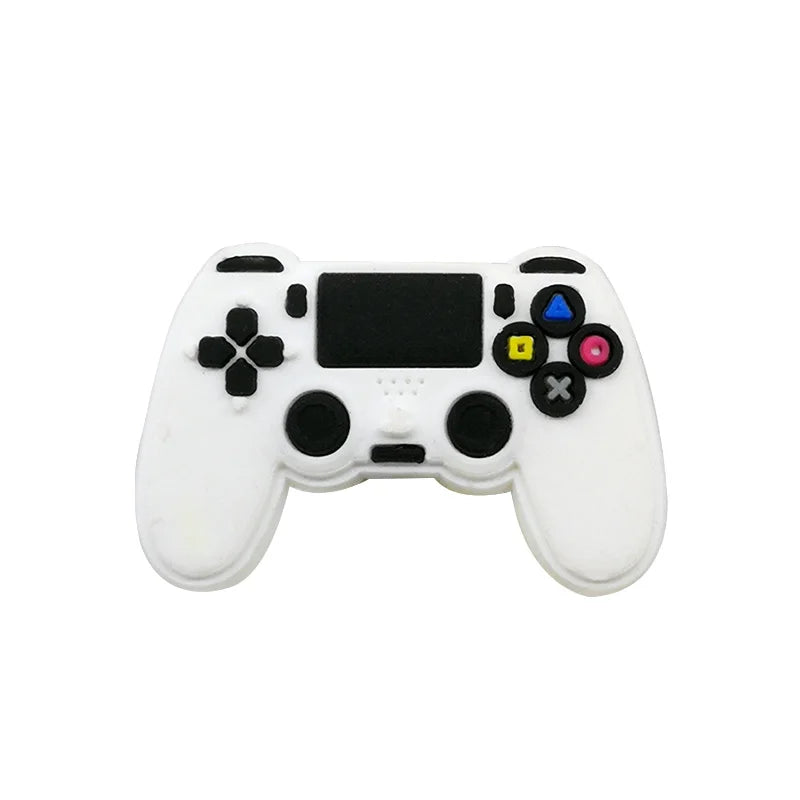 1-13pcs Shoe Charms Game Console Gamepad Shoe Decorations Pins for Men Boy Favor Gifts Clog Accessories Clog Buckle Fit Sandals