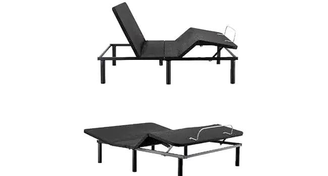 Sleep Enabling Serenity Adjustable Bed Frame Full, Head & Foot Incline, 7 Adjustable Positions, Wireless Remote, Compact