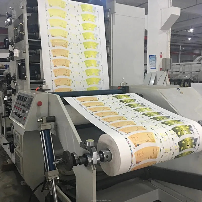 Manufacture 4 Color Jumbol Roll Coated Paper Cup Flexo Graphic Printing Machine Paper Bowl Cup Flexo Graphic Printing Machine