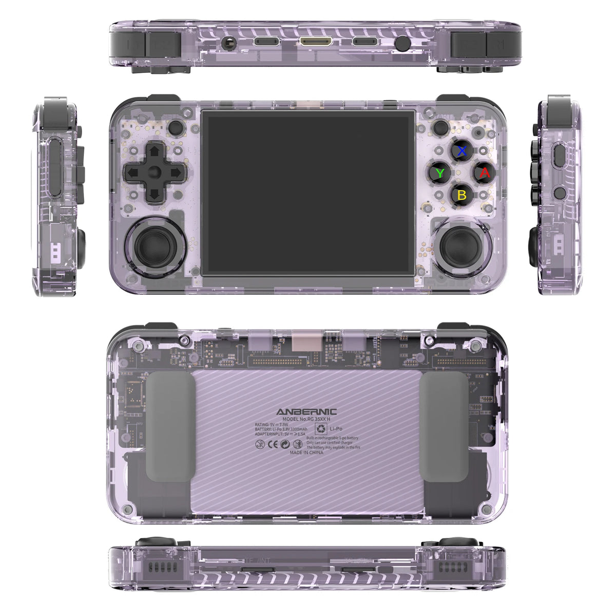 RG35XX H 3.5-inch IPS Screen Handheld Game Console with  Linux System 64G Portable Pocket Video Player 3300mAh WIFI/Bluetooth