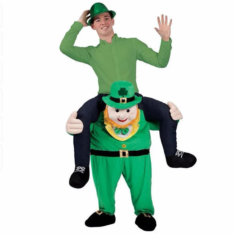 Novelty Funny Personality Animal Fake Legs Magic Pants Spoof Clothes Ride On Me Woman Men Christmas Halloween Costume Only Pants