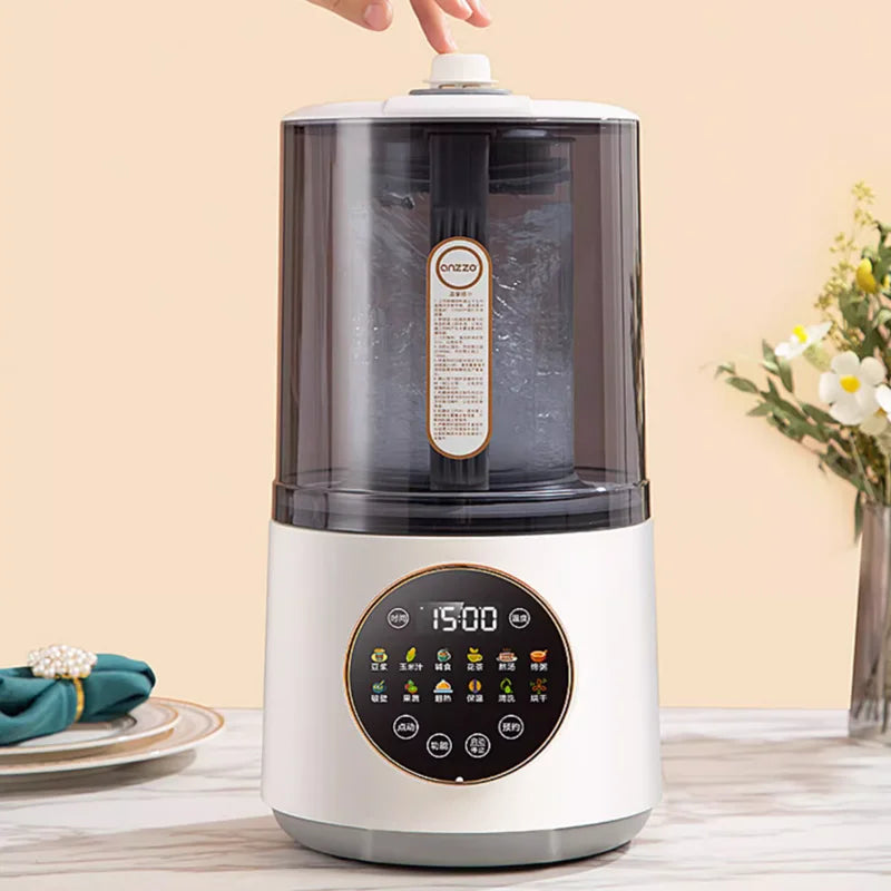 Wall Breaking Household Heating Full-automatic Soybean Milk Machine Bass Health Care Cooking Multi-function Juicer