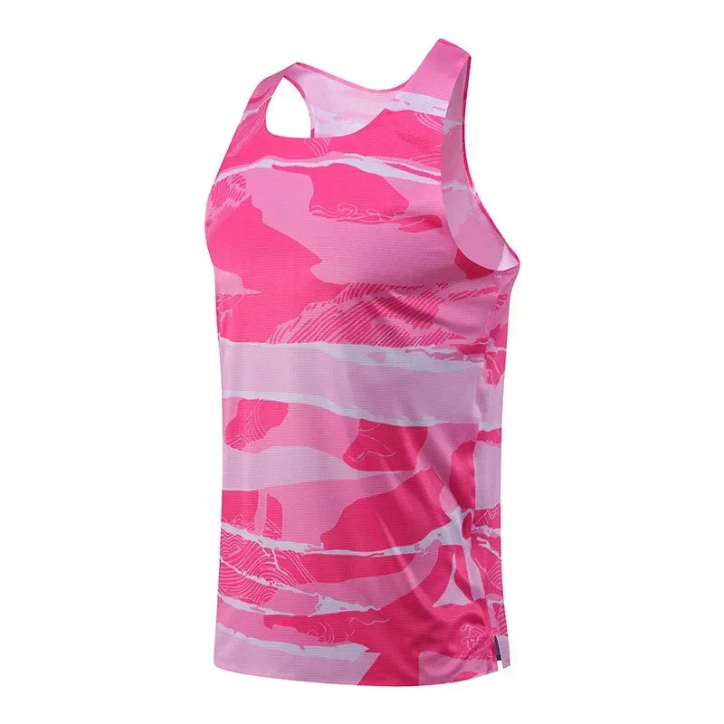 Adult Men Women Running Hiking Shirts Tight Gym Tank Top Fitness Marathon T-shirts Sport Exercise Basketball Vest Clothes D24