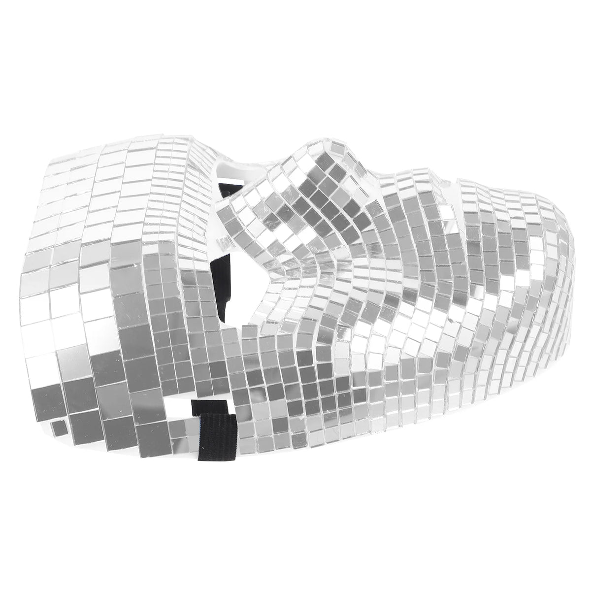 Disco Mask Halloween Costume Accessories Bathroom Decorations Masquerade Dancing Party Prop Pvc Man Black Outfit