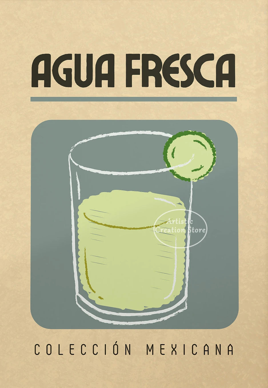 Mexican Drinks Posters Vintage Mexican Beverages Travel Wall Art Canvas Painting Print Wall Living Room Kitchen Home Decor Gifts