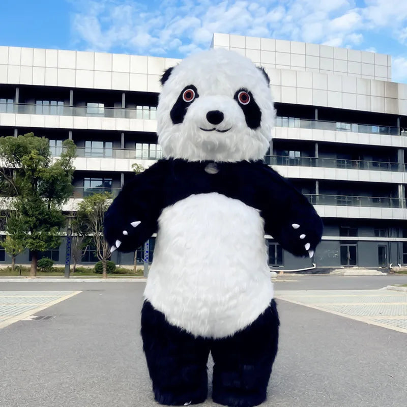 2.6M inflatable polar bear, giant panda, brown bear performance suit, funny doll, Santa Claus, snowman, animal shape performance