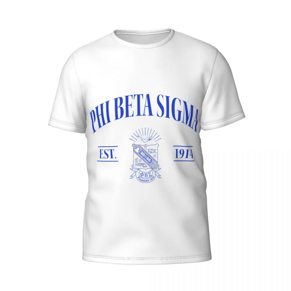 Phi Beta Sigma PBS Fraternity Men's Athletic Cotton Classic Short Sleeve Crewneck T-Shirt Tee Shirt