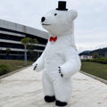 2.6M inflatable polar bear, giant panda, brown bear performance suit, funny doll, Santa Claus, snowman, animal shape performance