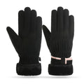 Simple Keep Warm Snowboard Gloves Windproof Waterproof Skiing Gloves Thicken Touch Screen Riding Mittens Outdooor