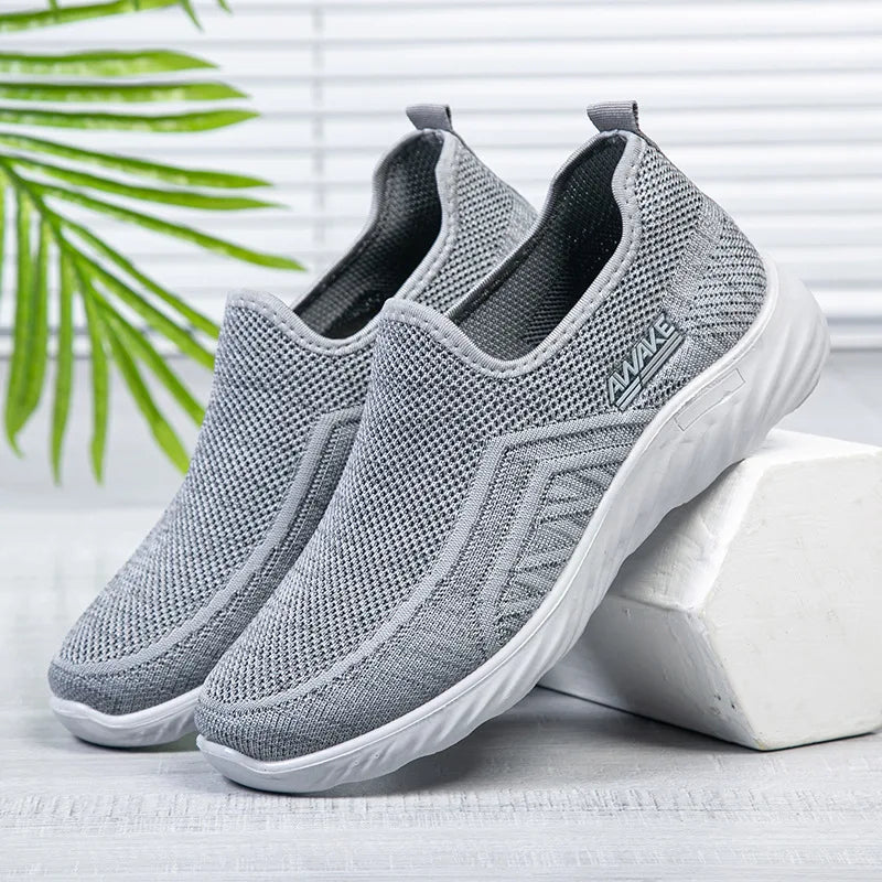 Men's Casual Sports Shoes Autumn Breathable Lightweight Slip on Sock Sneakers 2024 Outdoor Athletic Jogging Tenis Walking Shoes