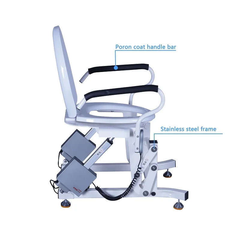 Senior health care products standing up toilet assist commode chair for old people
