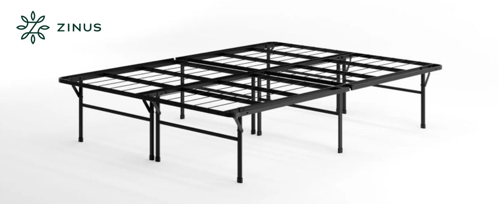 Heavy Duty Mattress Foundation, 16 Inch Metal Platform Bed Frame, No Box Spring Needed, Sturdy Steel Frame