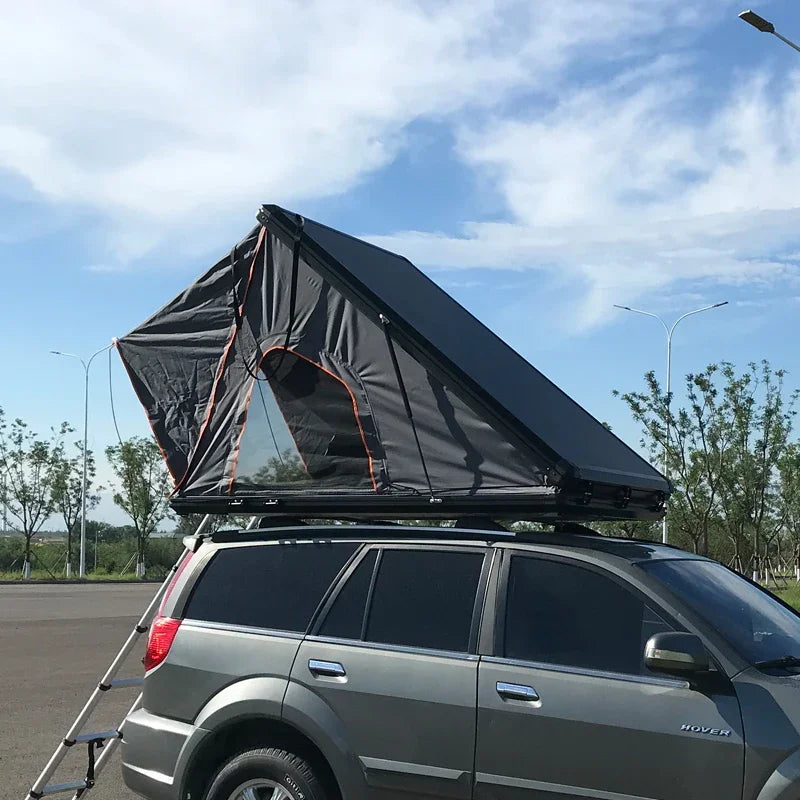 Custom Car Roof Top Tent Outdoor Folding Camping Truck Rooftop Tent For SUV Pickup Trailer With Aluminum Hard Shell Cover