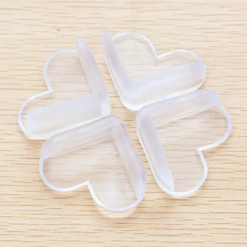 4PCS Baby Safety Silicone Protector Table Corner Edge Protection Cover Electric Socket Protection Children Anticollision Guards