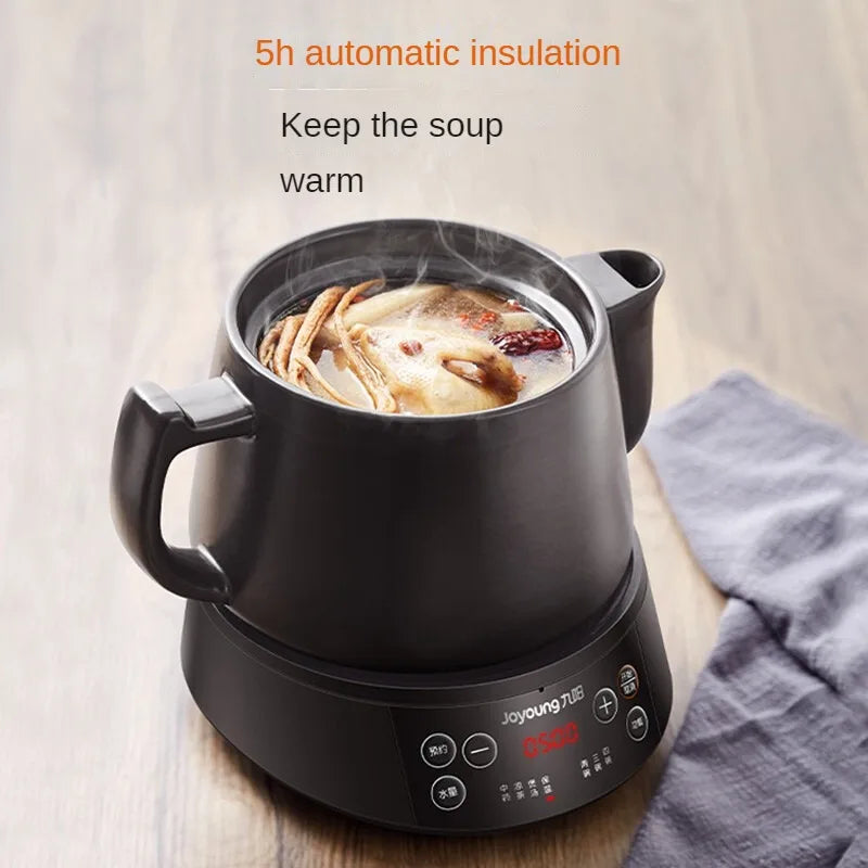 Joyoung Automatic Herbal Medicine Pot Black Separated HealthCare Pot 220V