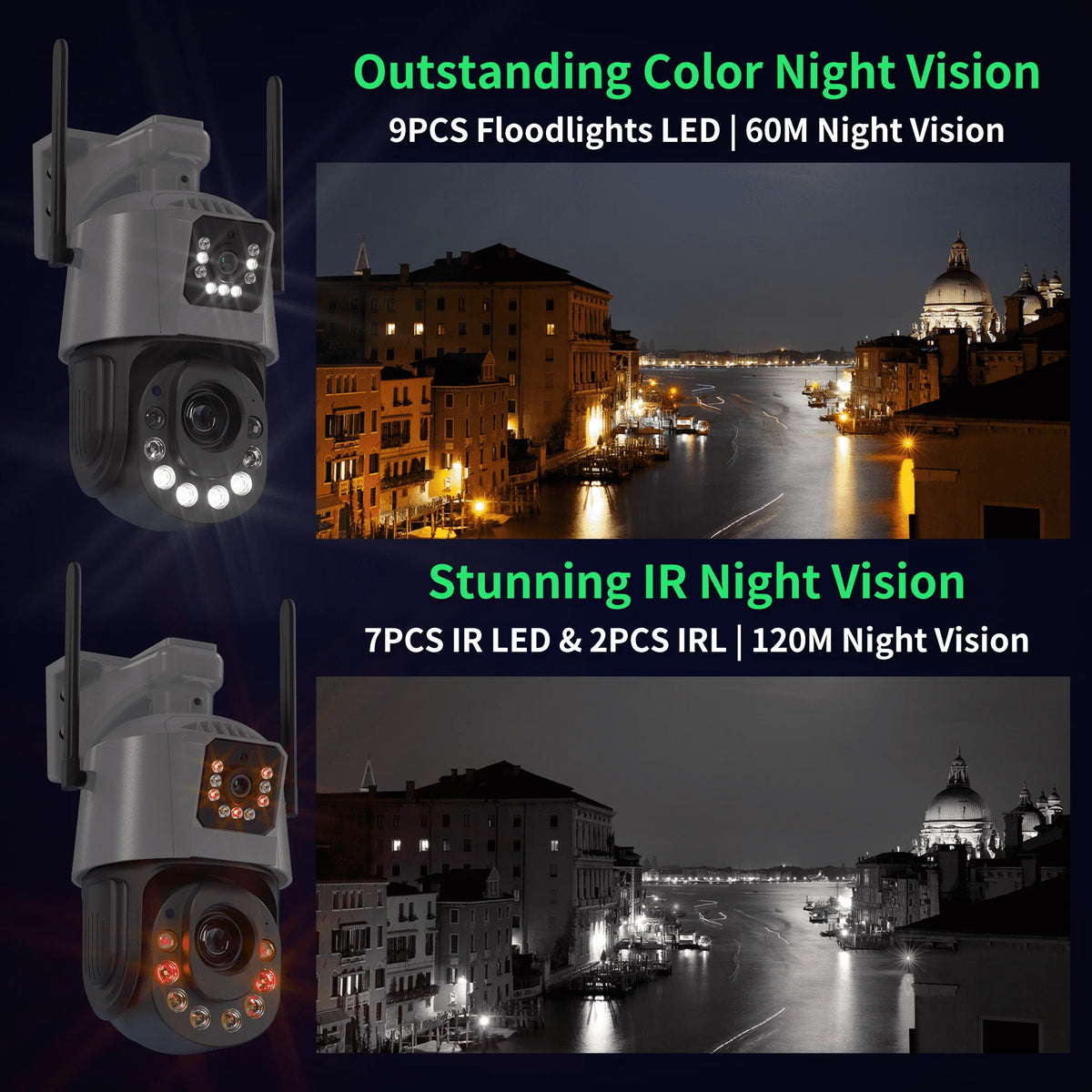 Linook 36x optical zoom, ICSEE 8MP, dual lens wireless WIFICCCTV outdoor waterproof, 360 monitoring camera pan tilt ip camera